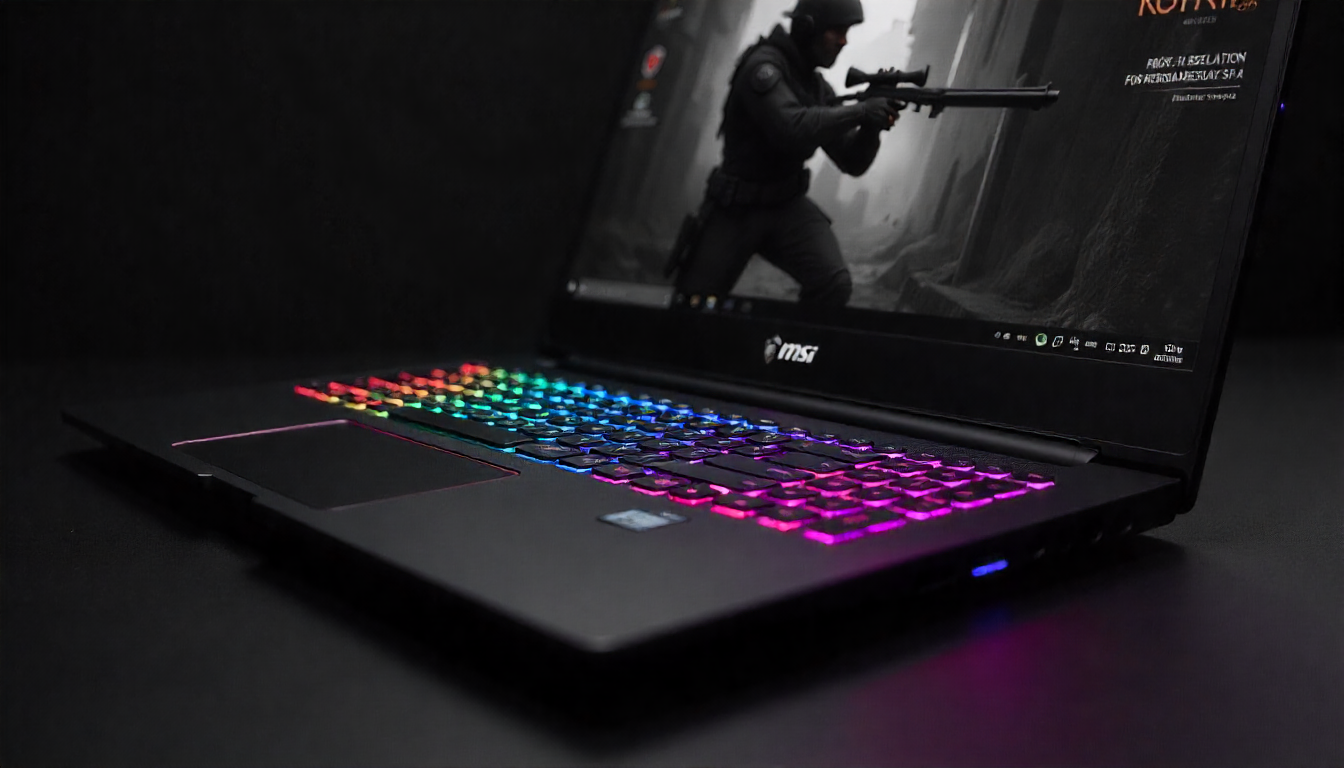 MSI Katana 15 HX teclado RGB